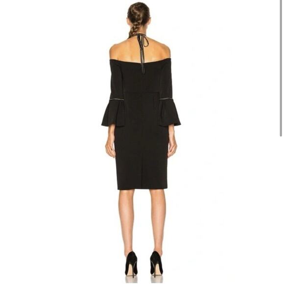 Alexis Black Bell Sleeve Dress Size Small - Picture 2 of 7